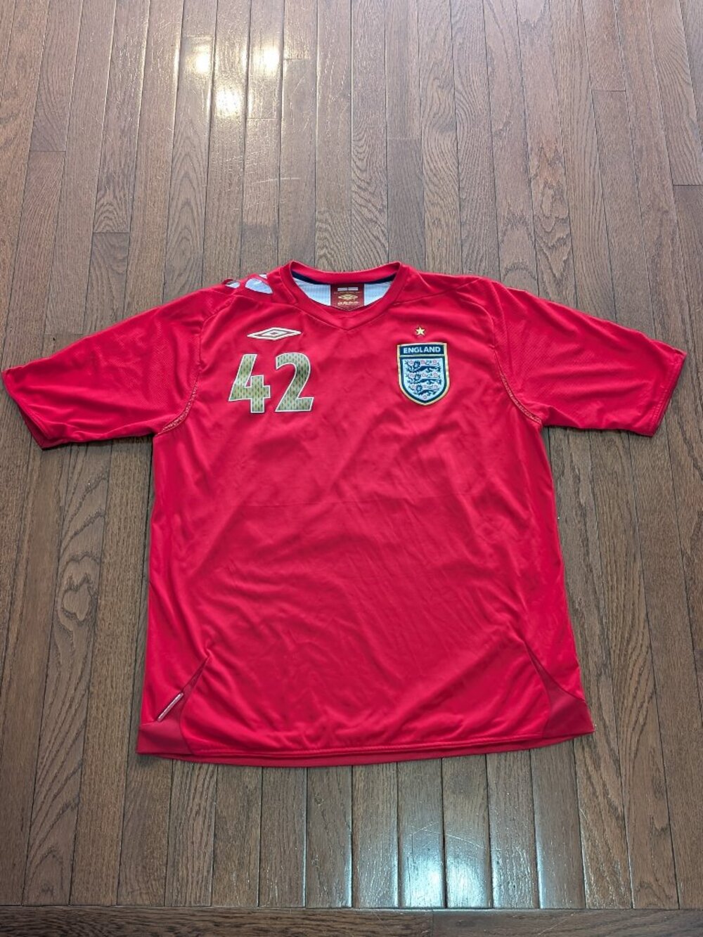 2006 England Umbro Football "Bodge" aka Jarrod Bowen Jersey/Kit - Size XL